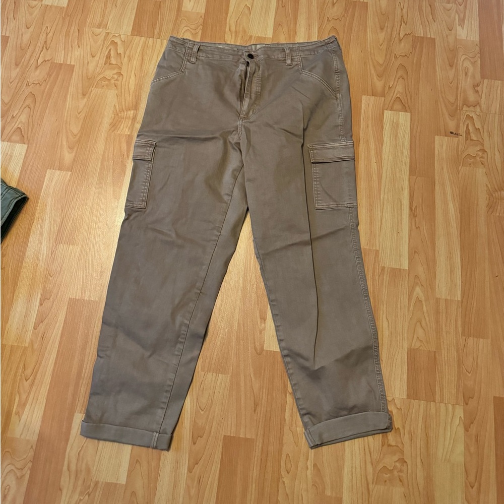 Womens Tan Cargo Pants